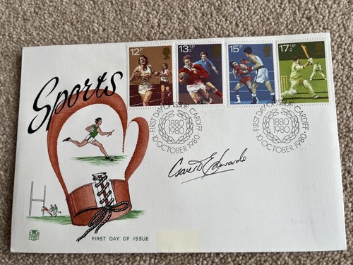 Sports first day - cover, signed