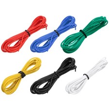 6pcs 26 Gauge Silicone Wire