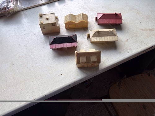 Model railway buildings - model,