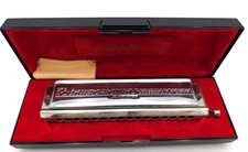 Hohner  "The 64 Chromonica"  4 Chromatic Octaves Professional Model 280-C W/Case