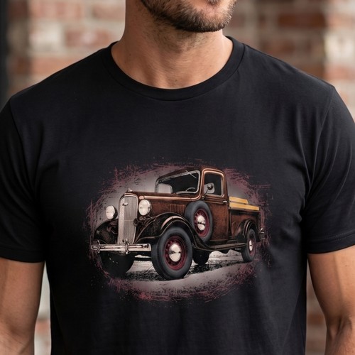 Red chevy pickup unisex - chevy,