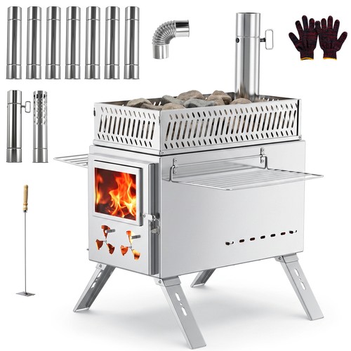 Wood burning sauna hot - burning,