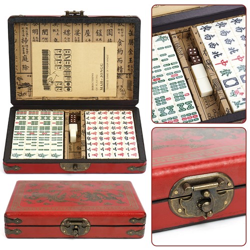 144 tiles mah jong set - tiles, vintage