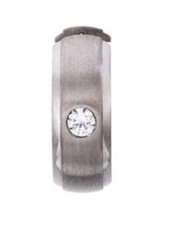 Mens Titanium Hinged Huggie