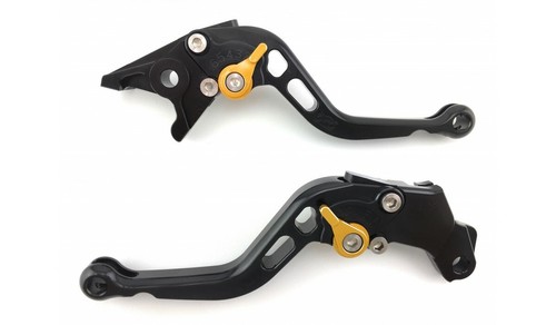 Pair black gold short - of,
