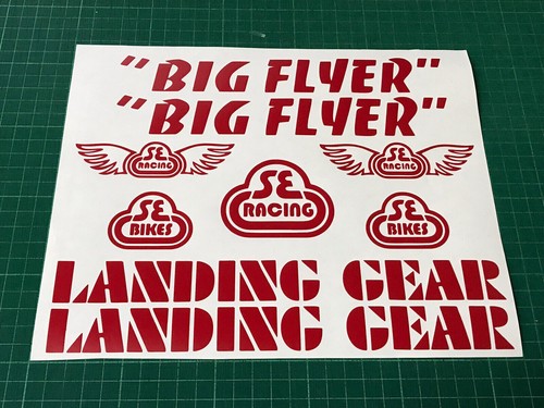 Big flyer bmx decals - flyer,