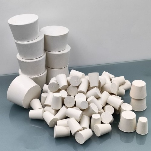 Sizes white rubber stopper - 28,