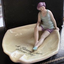 ART DECO BATHING BEAUTY LADY