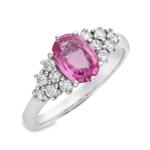 Ladies 18ct white gold diamond - ladies,