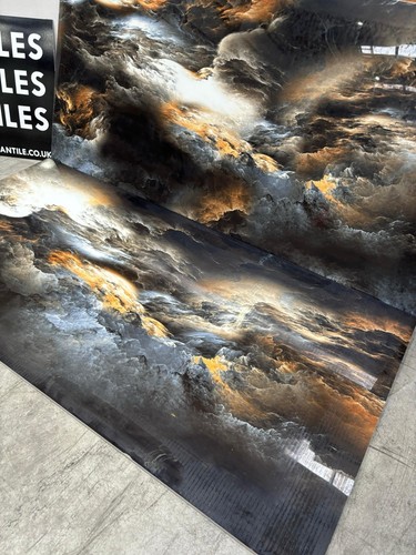 60x120cm black brown orange - black, ,brown