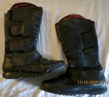 SNOBO Motorcycle boots, size 10. british made leather outer Aquatex 