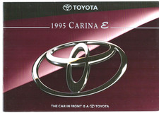 Toyota Carina E 1995-1996 UK Market Brochure Xi GS CD GLi CDX Executive GTi