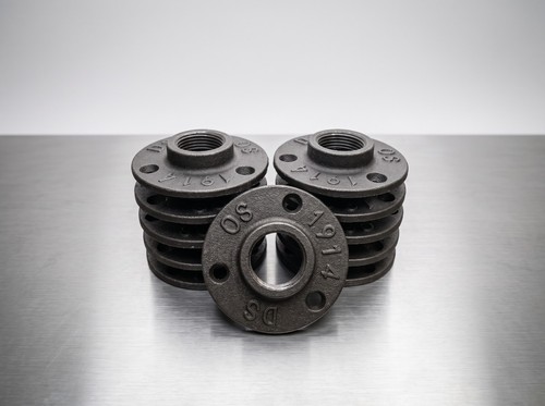 Floor flange threaded cast - floor,