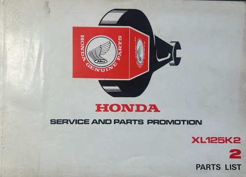 Honda xl125 genuine page - honda, 85