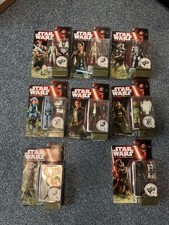 8 STAR WARS FIGURES FORCE AWAKENS  BUNDLE Luke Rey Phasma Kylo REN Goss Han Solo