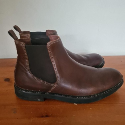 Mens brown clarks slip - brown,
