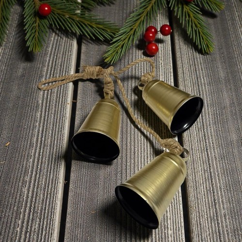 Large hanging bells christmas - large,