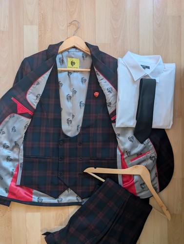 Noose monkey wool tartan - monkey,