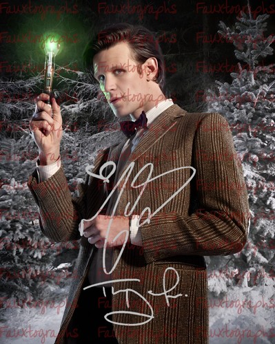 Matt smith signed 8x10 who - matt,