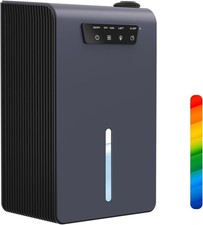 DehumiQ Portable Dehumidifiers for Home with Large 3200ml Water Tank