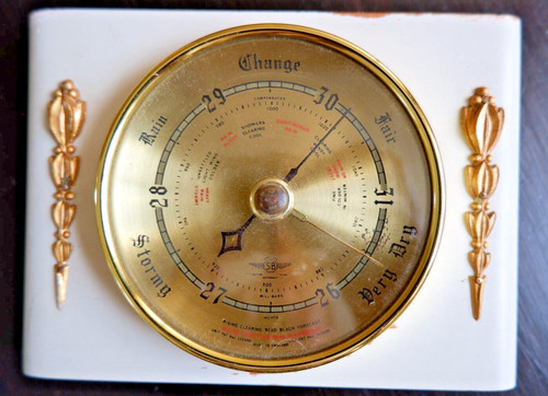 Mantle barometer vintage sb - mantle,