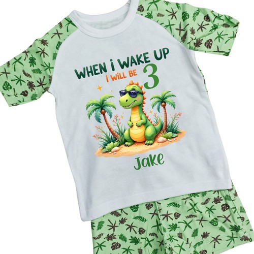 3rd birthday pjs when wake - 3rd,