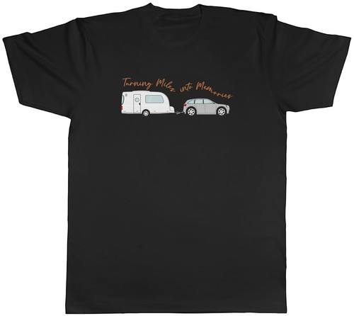 Caravan camping mens shirt - camping,