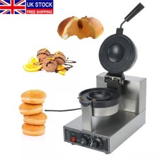 Electric Nonstick UFO Burger Maker Ice Cream Waffle Machine Panini Press Maker