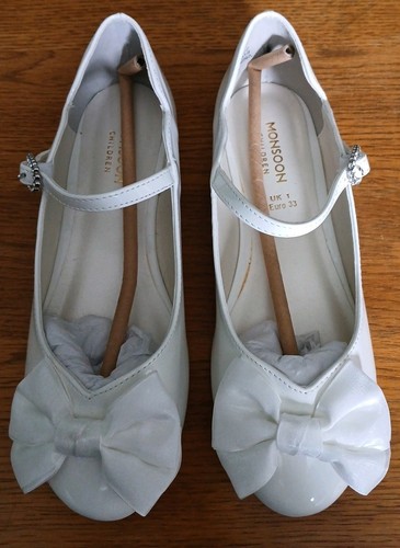 Monsoon girls ivory shoes - monsoon,