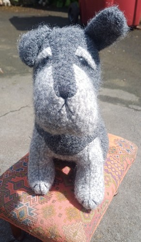 Schnauzer doorstop