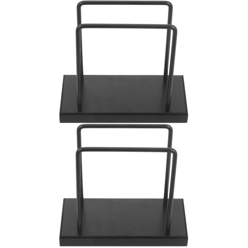 Rustic black napkin holder - rustic,