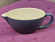 Poole Pottery Blue Moon Gravy / Sauce Boat with Narrow Lip - VGC