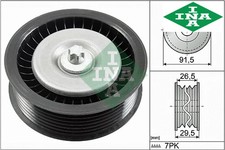 Ribbed guide pulley 532 - guide, 0808