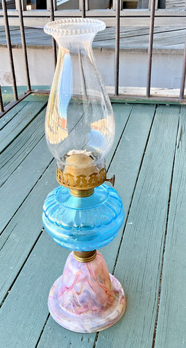 Antique arctic blue pink - antique, &