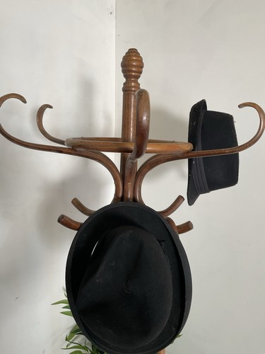 Vintage bentwood beech hat - beech,