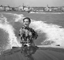 Adrienne Corri On A Water Taxi