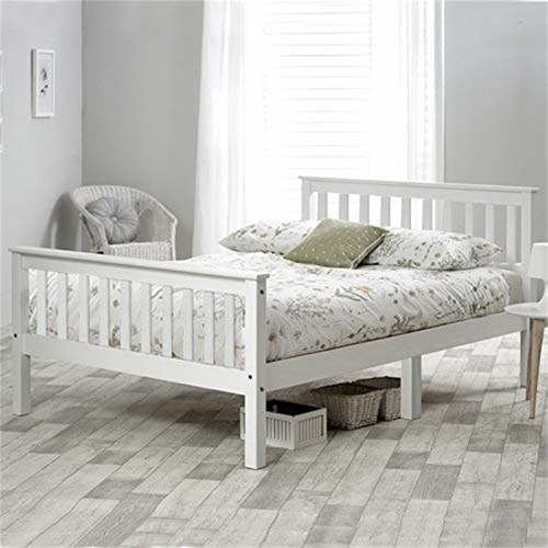 Solid pine wood wooden bed - solid,