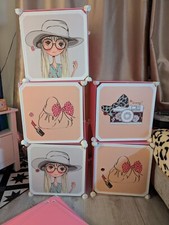 Cube Closet Wardrobe Modular Storage Organizer Girls Fashion Design CB*