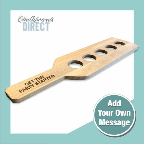 Personalised wooden shot - wooden,