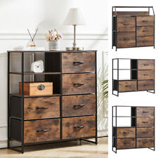 2/3/4/5/6 Drawers Chest of Drawers Bedroom Storage Cabinet Fabric Organizer Unit
