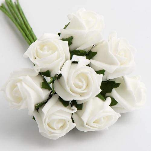 Small 3cm foam roses bunch - roses,