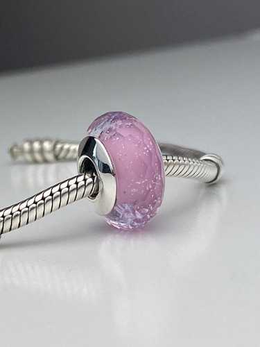 Pink murano glass - murano, bead