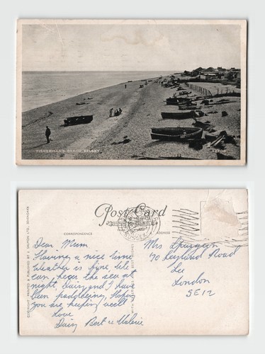 Postcard fisherman s beach - postcard,