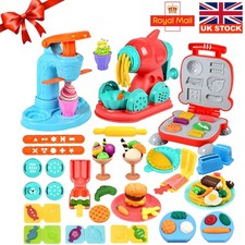 NEW PlayDough Set 51Pcs Play Dough Accessories with 6 Pack Assorted Colour Names