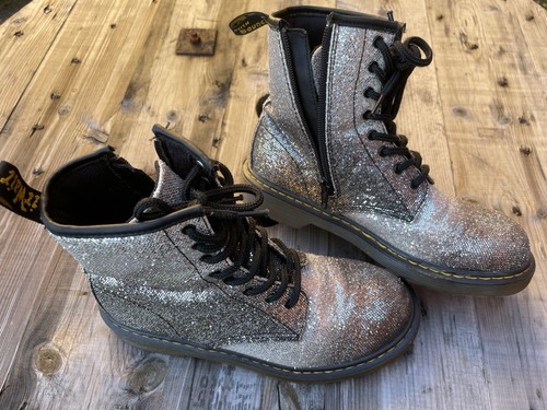Martens silver glitter 1460 - dr,