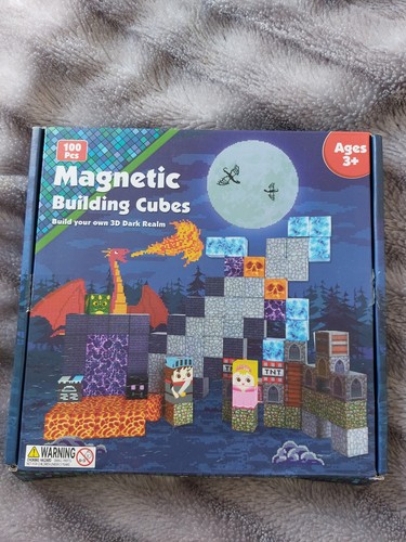 100 pcs magnetic building - 100,
