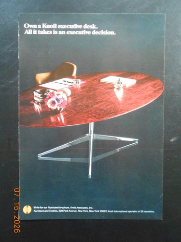 Cool 1967 knoll - associates, inc
