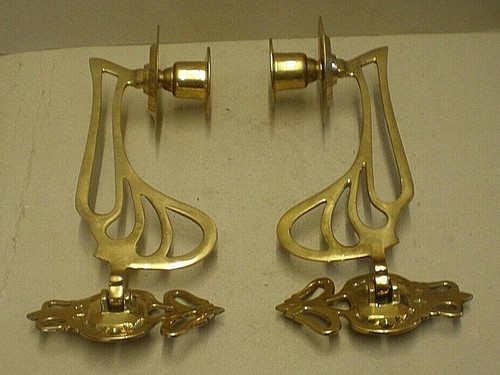 Vintage brass art nouveau - vintage,