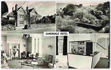 Falmouth Somerdale Hotel Multiview Cornwall - 1967 Real Photo Postcard W30