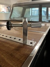 NEW Adjustable Coffin Stops hearse ambulance funeral. Brushed matt Finish